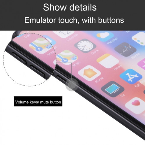 Pour l'écran couleur de l'iPhone X Faux modèle d'affichage factice non fonctionnel (noir) SH020B778-06