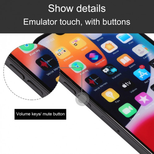 Pour iPhone 13 mini écran couleur faux modèle d'affichage factice non fonctionnel (noir) SH085B926-06
