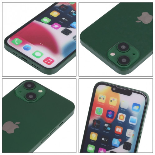 Pour iPhone 13 mini écran couleur faux modèle d'affichage factice non fonctionnel (vert foncé) SH85DG1501-06