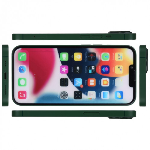 Pour iPhone 13 écran couleur faux modèle d'affichage factice non fonctionnel (vert foncé) SH86DG1306-06