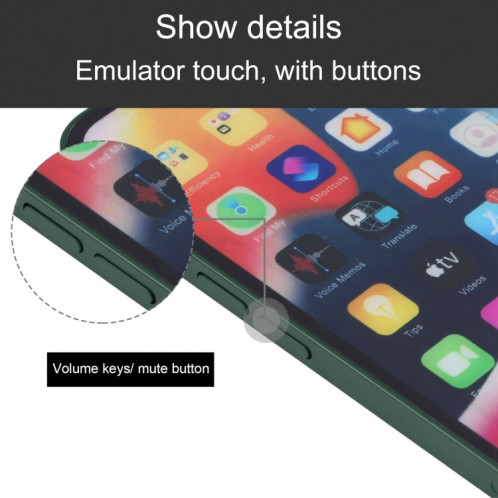 Pour iPhone 13 écran couleur faux modèle d'affichage factice non fonctionnel (vert foncé) SH86DG1306-06