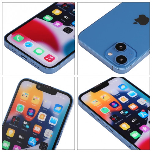 Pour iPhone 13 écran couleur faux modèle d'affichage factice non fonctionnel (bleu) SH086L544-06