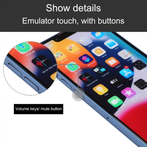 Pour iPhone 13 écran couleur faux modèle d'affichage factice non fonctionnel (bleu) SH086L544-06