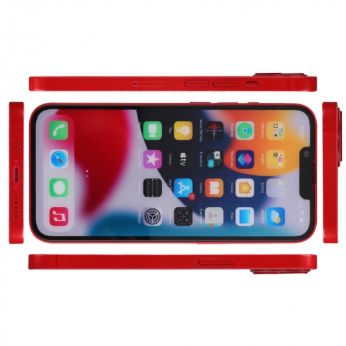 Pour iPhone 13 écran couleur faux modèle d'affichage factice non fonctionnel (rouge) SH086R344-06