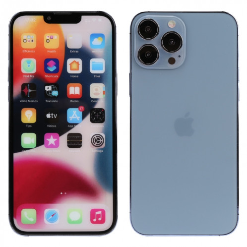 Pour iPhone 13 Pro Max écran couleur faux modèle d'affichage factice non fonctionnel (Sierra Blue) SH88SA172-06