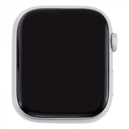 Modèle d'affichage factice d'écran non fonctionnel à écran noir pour la série de montre Apple 7 45 mm, pour photographier la sangle de montre, aucune montre (argent) SH092S1085-05