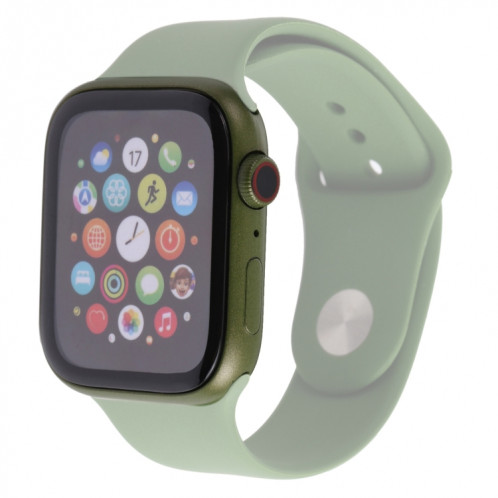 Modèle d'affichage factice d'écran non fonctionnel pour l'écran couleur pour la série Apple Watch 7 41mm, pour photographier la sangle de montre, pas de montre (vert) SH095G454-05