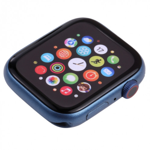 Modèle d'affichage factice d'écran non fonctionnel pour l'écran couleur pour la série Apple Watch 7 41mm, pour photographier la sangle de montre, pas de montre (bleu) SH095L1291-05