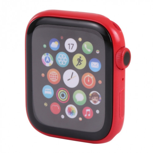 Modèle d'affichage factice d'écran non fonctionnel pour l'écran de couleur pour la série Apple Watch 7 41mm, pour photographier la sangle de montre, aucune montre (rouge) SH095R1466-05