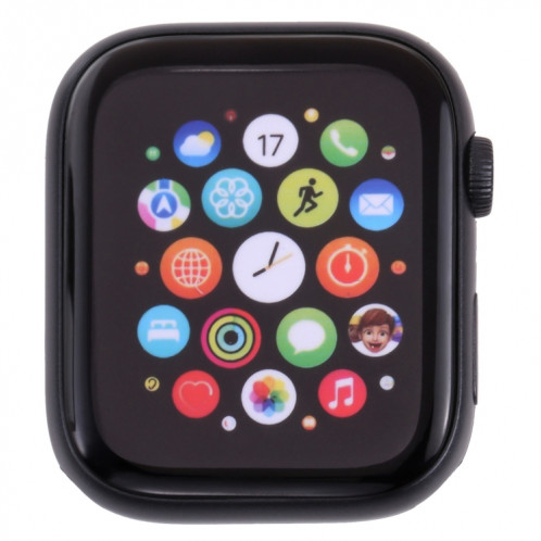 Modèle d'affichage factice d'écran non fonctionnel pour l'écran de couleur pour la série Apple Watch 7 45mm, pour photographier la sangle de montre, aucune montre (noir) SH096B467-06