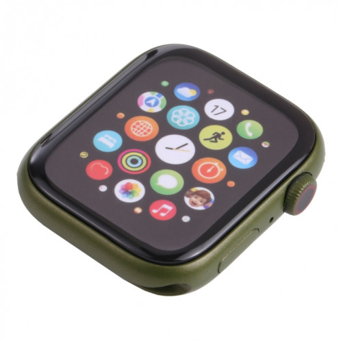 Modèle d'affichage factice d'écran non fonctionnel à l'écran de couleur pour la série de montre Apple 7 45mm, pour photographier la sangle de montre, aucune montre (vert) SH096G1385-06
