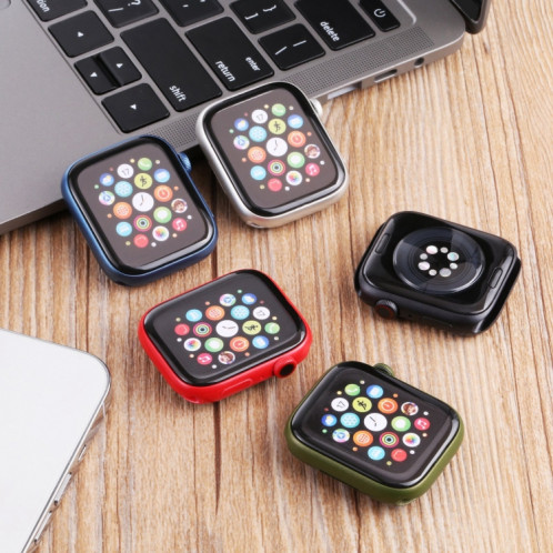 Modèle d'affichage factice d'écran non fonctionnel à l'écran de couleur pour la série Apple Watch 7 45mm, pour photographier la sangle de montre, aucune montre (argent) SH096S1536-06
