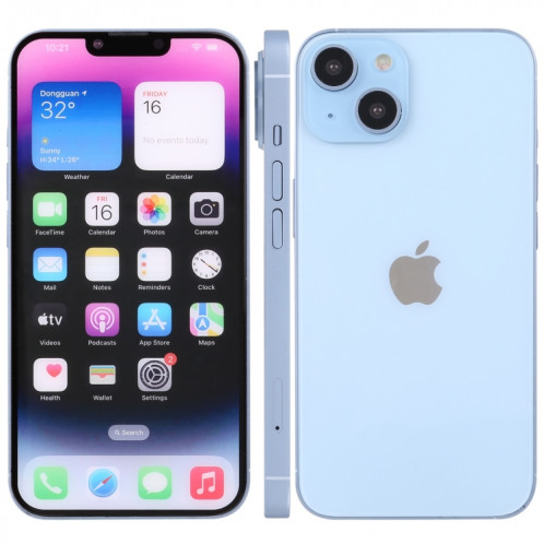 Pour iPhone 14 Plus écran couleur faux modèle d'affichage factice non fonctionnel (bleu) SH108L591-07