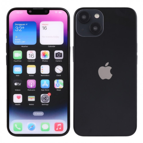 Pour iPhone 14 Plus écran couleur faux modèle d'affichage factice non fonctionnel (minuit) SH08MN1093-07