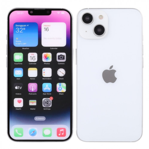 Pour iPhone 14 Plus écran couleur faux modèle d'affichage factice non fonctionnel (Starlight) SH08SL36-07