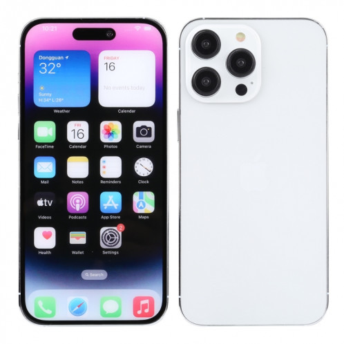 Pour iPhone 14 Pro écran couleur faux modèle d'affichage factice non fonctionnel (argent) SH109S498-07