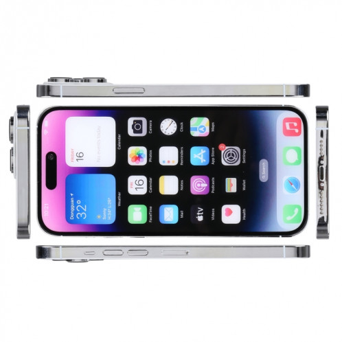 Pour iPhone 14 Pro écran couleur faux modèle d'affichage factice non fonctionnel (argent) SH109S498-07