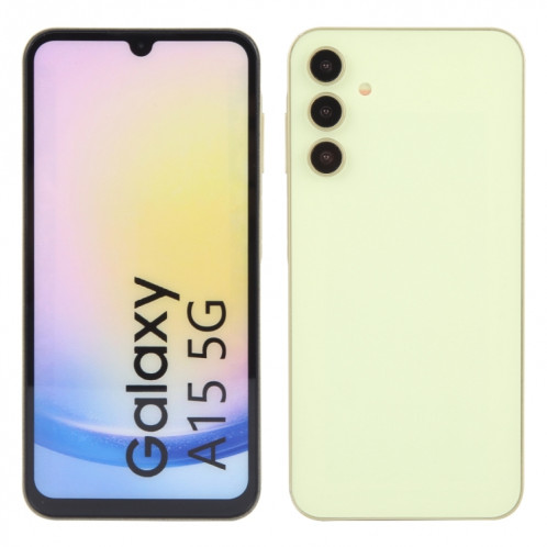 Pour Samsung Galaxy A15 5G Écran couleur faux modèle d'affichage factice non fonctionnel (jaune) SH123Y309-07