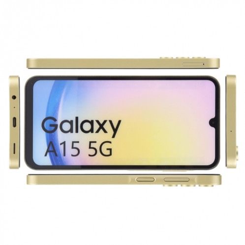 Pour Samsung Galaxy A15 5G Écran couleur faux modèle d'affichage factice non fonctionnel (jaune) SH123Y309-07