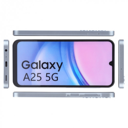 Pour Samsung Galaxy A25 5G Écran couleur faux modèle d'affichage factice non fonctionnel (bleu bébé) SH25TT814-07