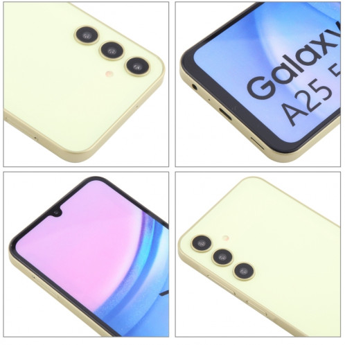 Pour Samsung Galaxy A25 5G Écran couleur faux modèle d'affichage factice non fonctionnel (jaune) SH125Y833-07