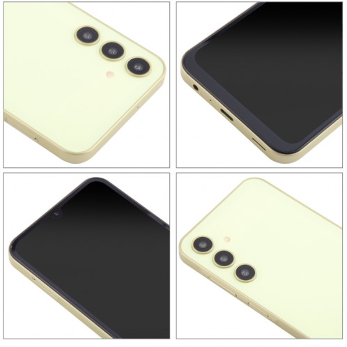 Pour Samsung Galaxy A25 5G Écran noir faux modèle d'affichage factice non fonctionnel (jaune) SH126Y236-07