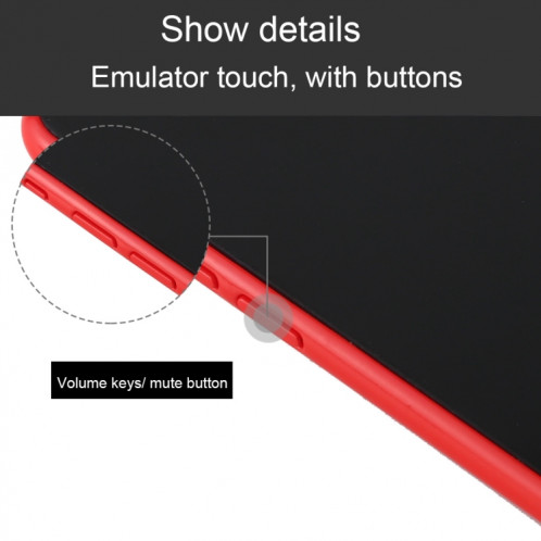 Modèle d'affichage factice faux écran noir non fonctionnel pour iPhone SE 2 (rouge) SH412R148-06