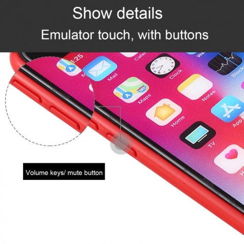 Écran couleur faux modèle d'affichage factice non fonctionnel pour iPhone SE 2 (rouge) SH413R1384-06