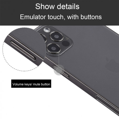 Modèle d'affichage factice factice à écran noir non fonctionnel pour iPhone 12 Pro (6,1 pouces) (gris) SH414B23-07