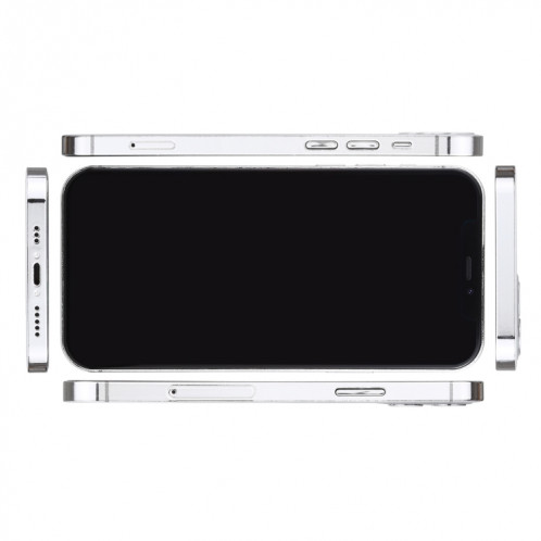 Modèle d'affichage factice faux écran noir non fonctionnel pour iPhone 12 Pro (6,1 pouces) (argent) SH414W1534-07