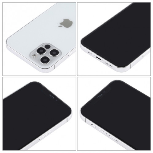 Modèle d'affichage factice faux écran noir non fonctionnel pour iPhone 12 Pro (6,1 pouces) (argent) SH414W1534-07