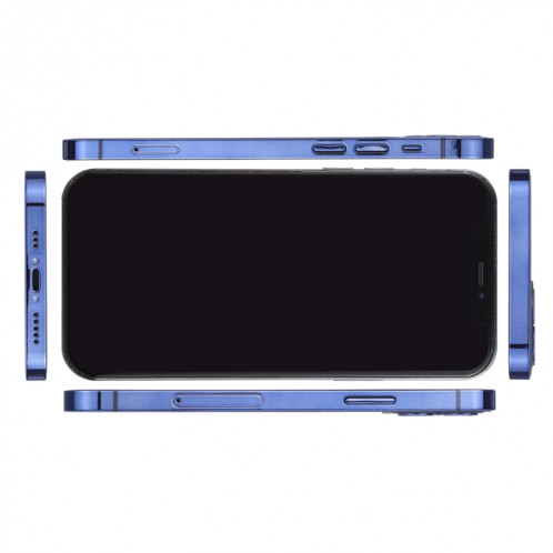 Modèle d'affichage factice factice à écran noir non fonctionnel pour iPhone 12 Pro Max (6,7 pouces) (bleu aqua) SH15AB1868-07