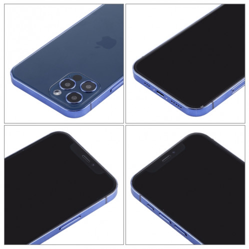 Modèle d'affichage factice factice à écran noir non fonctionnel pour iPhone 12 Pro Max (6,7 pouces) (bleu aqua) SH15AB1868-07