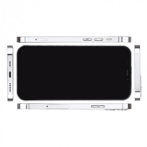 Modèle d'affichage factice factice à écran noir non fonctionnel pour iPhone 12 Pro Max (6,7 pouces) (argent) SH415W1452-07