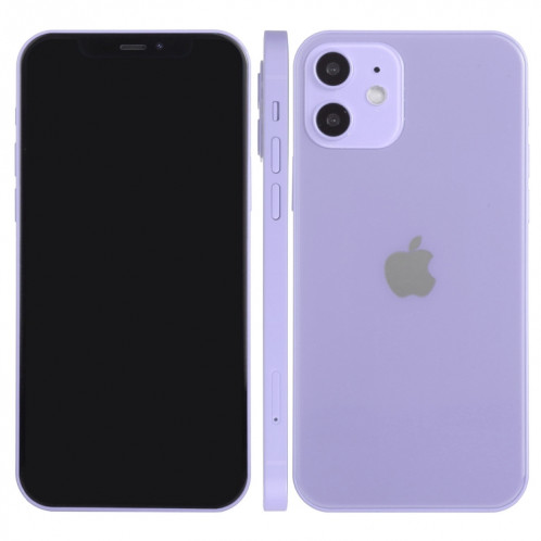 Modèle d'affichage factice non fonctionnel pour l'écran noir pour iPhone 12 mini (5,4 pouces) (violet) SH416P1381-07