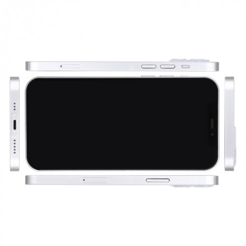 Modèle d'affichage factice faux écran noir non fonctionnel pour iPhone 12 mini (5,4 pouces) (blanc) SH416W1479-06