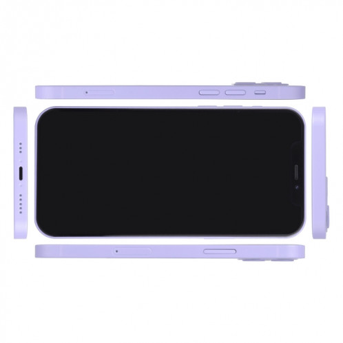 Modèle d'affichage factice non fonctionnel pour l'écran noir pour iPhone 12 (6,1 pouces) (violet) SH417P1997-07