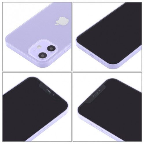 Modèle d'affichage factice non fonctionnel pour l'écran noir pour iPhone 12 (6,1 pouces) (violet) SH417P1997-07