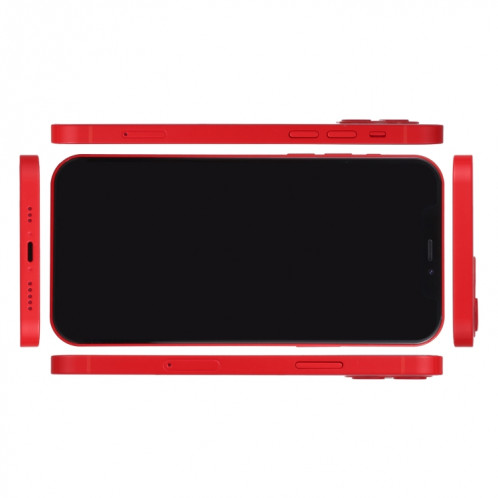 Modèle d'affichage factice factice à écran noir non fonctionnel pour iPhone 12 (6,1 pouces) (rouge) SH417R3-06