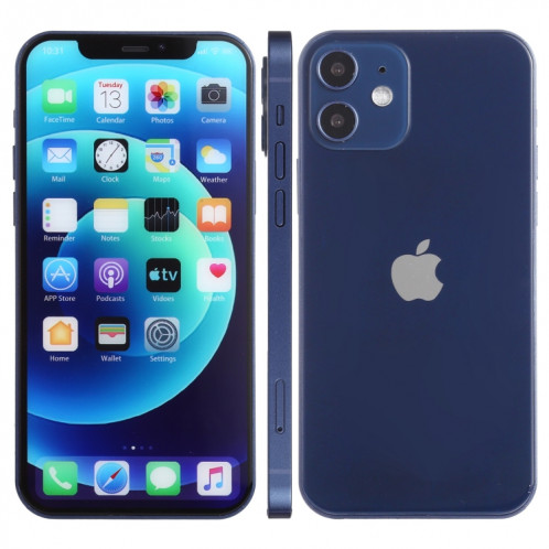 Écran couleur faux modèle d'affichage factice non fonctionnel pour iPhone 12 (6,1 pouces) (bleu) SH418L1086-06