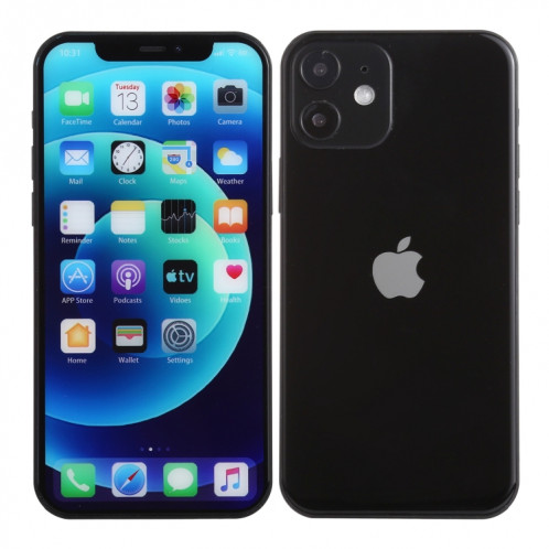 Écran couleur faux modèle d'affichage factice non fonctionnel pour iPhone 12 mini (5,4 pouces) (noir) SH419B1566-06