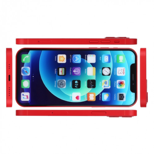 Écran couleur faux modèle d'affichage factice non fonctionnel pour iPhone 12 mini (5,4 pouces) (rouge) SH419R1416-06