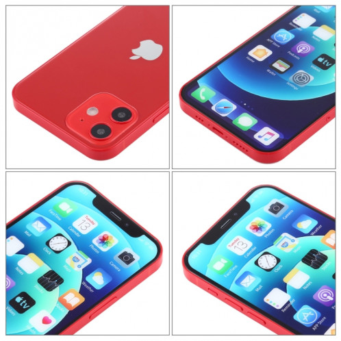 Écran couleur faux modèle d'affichage factice non fonctionnel pour iPhone 12 mini (5,4 pouces) (rouge) SH419R1416-06