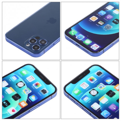 Écran couleur faux modèle d'affichage factice non fonctionnel pour iPhone 12 Pro (6,1 pouces) (bleu aqua) SH20AB1209-07