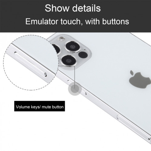 Écran couleur faux modèle d'affichage factice non fonctionnel pour iPhone 12 Pro (6,1 pouces) (argent) SH420W1561-07