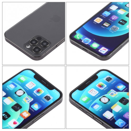 Écran couleur faux modèle d'affichage factice non fonctionnel pour iPhone 12 Pro Max (6,7 pouces) (gris) SH421H1345-06