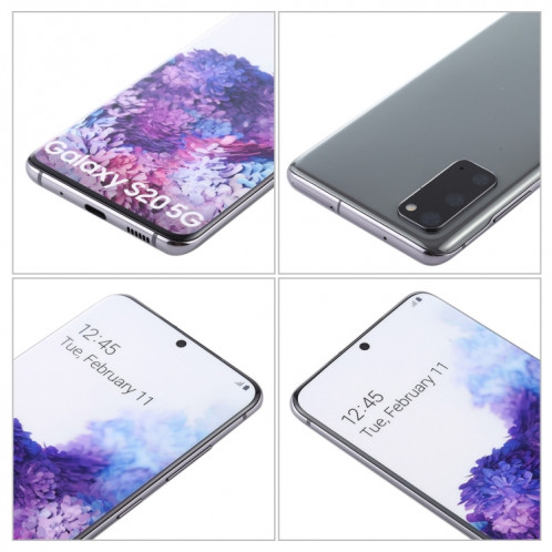 Écran couleur d'origine faux modèle d'affichage factice non fonctionnel pour Samsung Galaxy S20 5G (gris) SH429H494-05