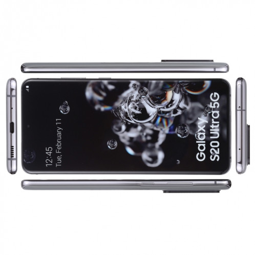 Écran couleur d'origine faux modèle d'affichage factice non fonctionnel pour Samsung Galaxy S20 Ultra 5G (gris) SH430H255-05