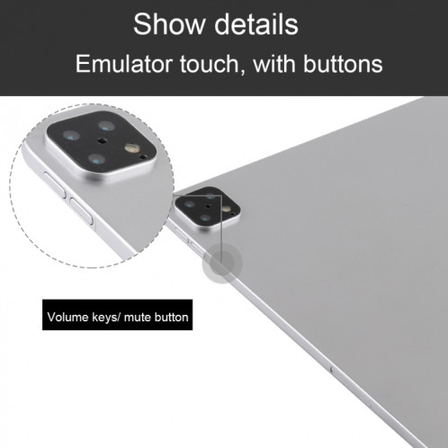 Modèle d'affichage factice factice à écran noir non fonctionnel pour iPad Pro 11 pouces 2020 (argent) SH510S228-07