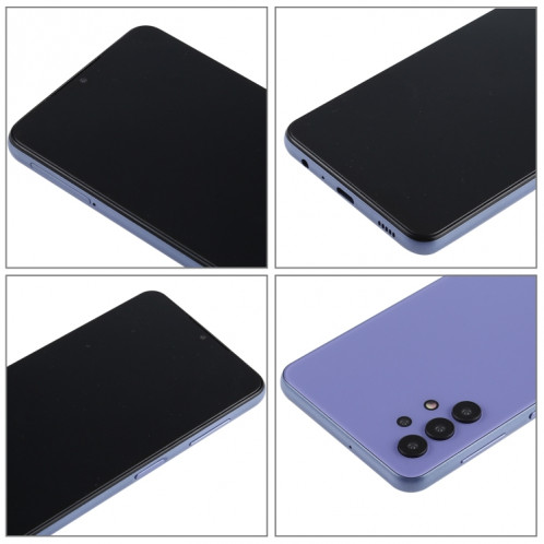 Modèle d'affichage factice faux écran noir non fonctionnel pour Samsung Galaxy A32 5G (violet) SH633P1332-07